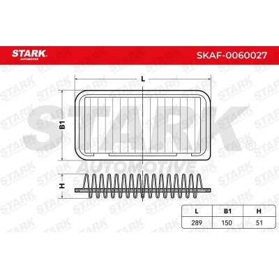 Air Filter Stark SKAF-0060027 SKAF-0060027 - photo 2