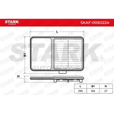 Air Filter Stark SKAF-0060224 SKAF-0060224 - photo 4