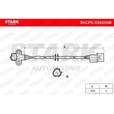 Crankshaft Pulse Sensor Stark SKCPS-0360058 SKCPS-0360058 - photo 6