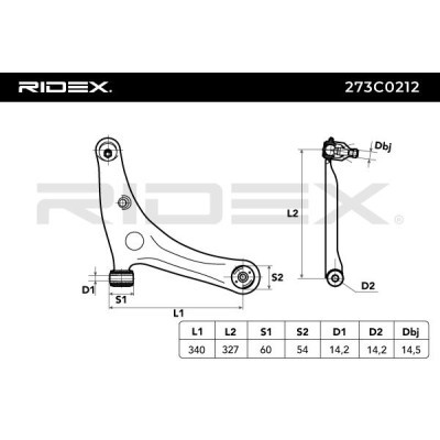 Control Arm RIDEX 273C0212 273C0212 - photo 4