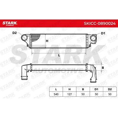 Intercooler, Charger Stark SKICC-0890024 SKICC-0890024 - photo 5