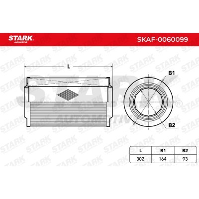 Air Filter Stark SKAF-0060099 SKAF-0060099 - photo 3