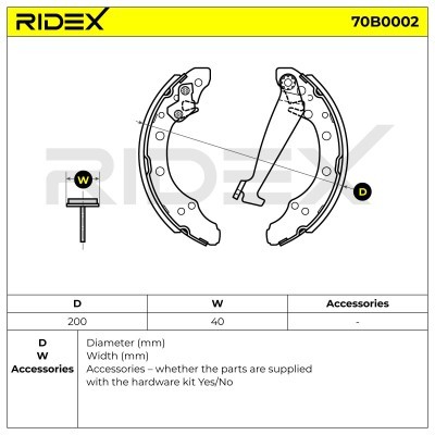 Brake Pads Set RIDEX 70B0002 70B0002 - photo 5