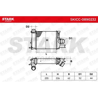 Intercooler, Charger Stark SKICC-0890232 SKICC-0890232 - photo 5