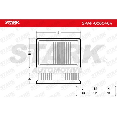 Air Filter Stark SKAF-0060464 SKAF-0060464 - photo 3