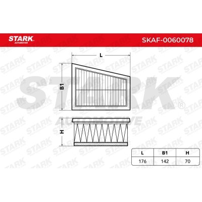Air Filter Stark SKAF-0060078 SKAF-0060078 - photo 5