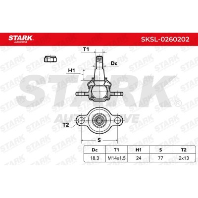 Ball Joint Stark SKSL-0260202 SKSL-0260202 - photo 3