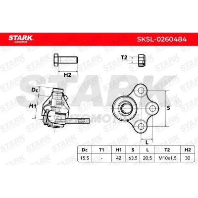Ball Joint Stark SKSL-0260484 SKSL-0260484 - photo 6