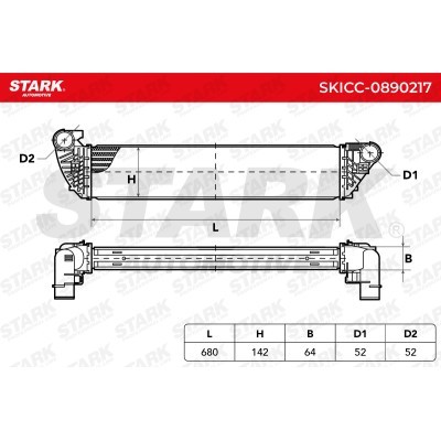 Intercooler, Charger Stark SKICC-0890217 SKICC-0890217 - photo 7