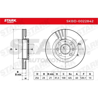 Brake Disc Stark SKBD-0022842 SKBD-0022842 - photo 5
