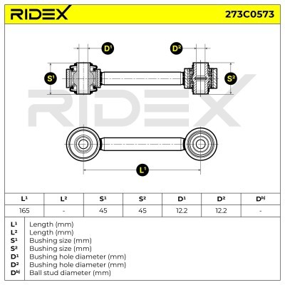 Control Arm RIDEX 273C0573 273C0573 - photo 5