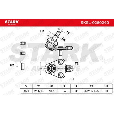 Ball Joint Stark SKSL-0260240 SKSL-0260240 - photo 4