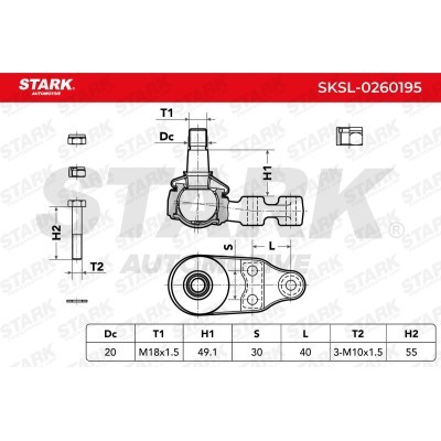 Ball Joint Stark SKSL-0260195 SKSL-0260195 - photo 5