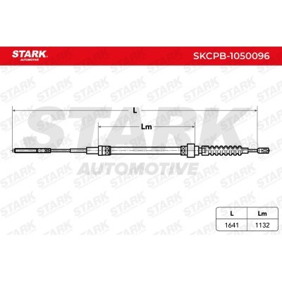 Cable Pull, Parking Brake Stark SKCPB-1050096 SKCPB-1050096 - photo 6