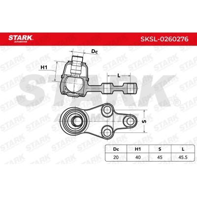 Ball Joint Stark SKSL-0260276 SKSL-0260276 - photo 5