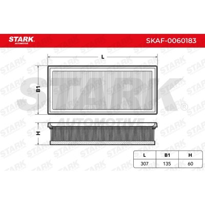 Air Filter Stark SKAF-0060183 SKAF-0060183 - photo 3
