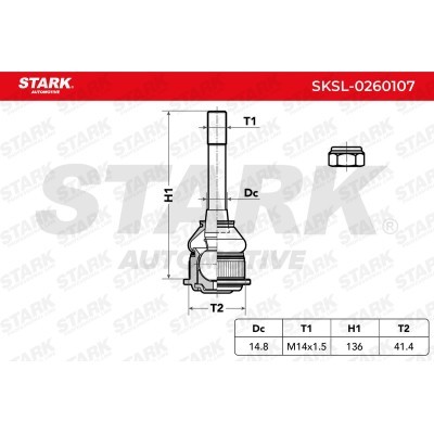 Ball Joint Stark SKSL-0260107 SKSL-0260107 - photo 5