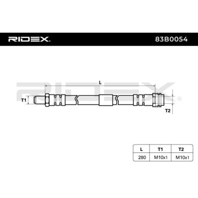 Brake Hose RIDEX 83B0054 83B0054 - photo 4