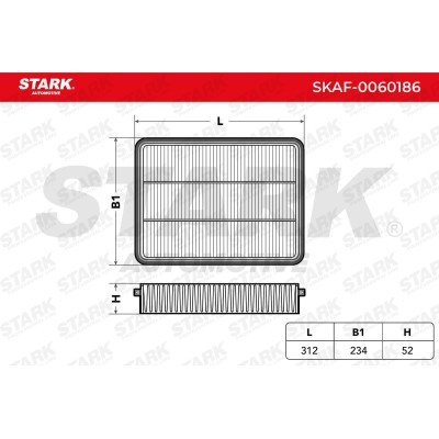 Air Filter Stark SKAF-0060186 SKAF-0060186 - photo 2