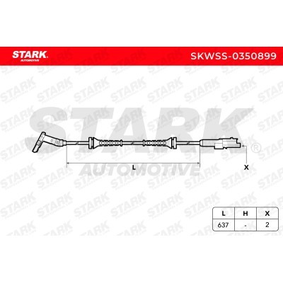 ABS Sensor Stark SKWSS-0350899 SKWSS-0350899 - photo 6