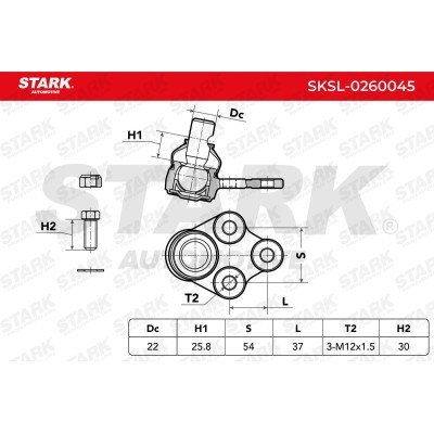 Ball Joint Stark SKSL-0260045 SKSL-0260045 - photo 4