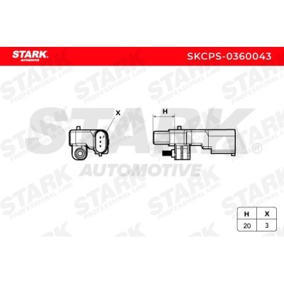 Crankshaft Pulse Sensor Stark SKCPS-0360043 SKCPS-0360043 - photo 3