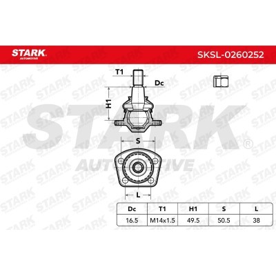 Ball Joint Stark SKSL-0260252 SKSL-0260252 - photo 6