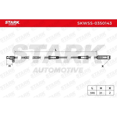 ABS Sensor Stark SKWSS-0350143 SKWSS-0350143 - photo 5