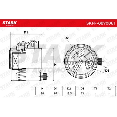 Fuel Filter Stark SKFF-0870061 SKFF-0870061 - photo 6