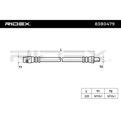 Brake Hose RIDEX 83B0479 83B0479 - photo 6
