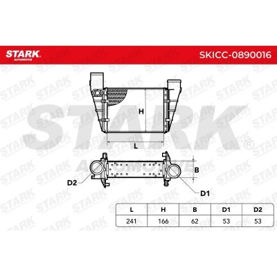 Intercooler, Charger Stark SKICC-0890016 SKICC-0890016 - photo 4