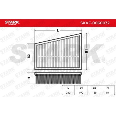 Air Filter Stark SKAF-0060032 SKAF-0060032 - photo 1