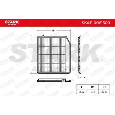 Air Filter Stark SKAF-0061300 SKAF-0061300 - photo 2