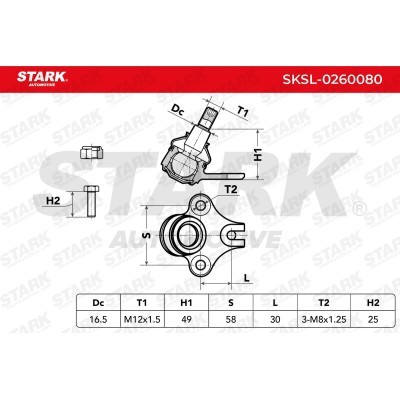 Ball Joint Stark SKSL-0260080 SKSL-0260080 - photo 4