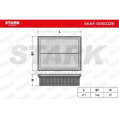 Air Filter Stark SKAF-0060229 SKAF-0060229 - photo 3