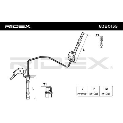 Brake Hose RIDEX 83B0135 83B0135 - photo 8