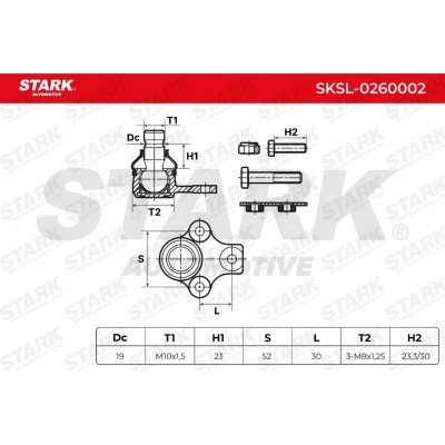 Ball Joint Stark SKSL-0260002 SKSL-0260002 - photo 5