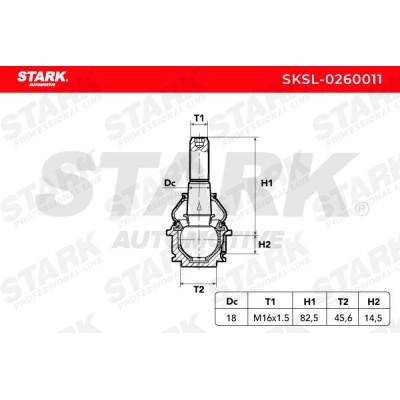 Ball Joint Stark SKSL-0260011 SKSL-0260011 - photo 5