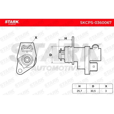 Crankshaft Pulse Sensor Stark SKCPS-0360067 SKCPS-0360067 - photo 5