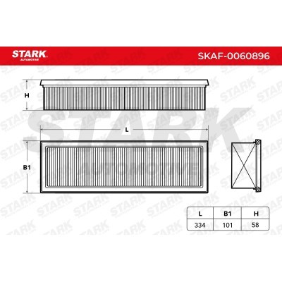 Air Filter Stark SKAF-0060896 SKAF-0060896 - photo 6