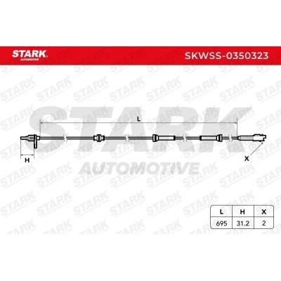 ABS Sensor Stark SKWSS-0350323 SKWSS-0350323 - photo 6