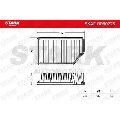 Air Filter Stark SKAF-0060223 SKAF-0060223 - photo 3