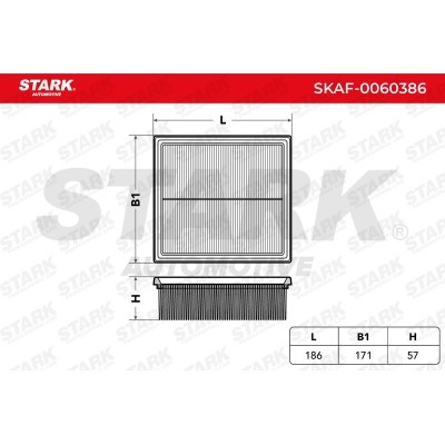 Air Filter Stark SKAF-0060386 SKAF-0060386 - photo 3