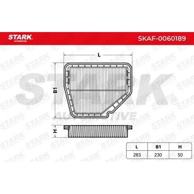 Air Filter Stark SKAF-0060189 SKAF-0060189 - photo 3