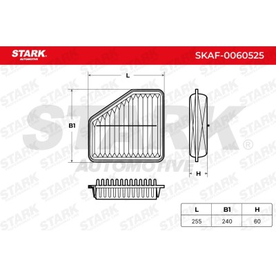 Air Filter Stark SKAF-0060525 SKAF-0060525 - photo 4