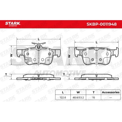 Brake Pads Set Stark SKBP-0011948 SKBP-0011948 - photo 7
