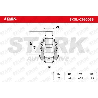 Ball Joint Stark SKSL-0260038 SKSL-0260038 - photo 5