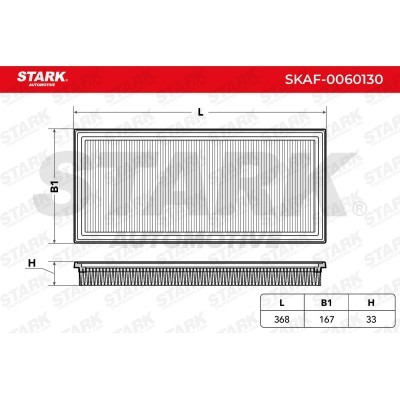 Air Filter Stark SKAF-0060130 SKAF-0060130 - photo 3