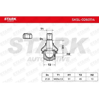 Ball Joint Stark SKSL-0260114 SKSL-0260114 - photo 5