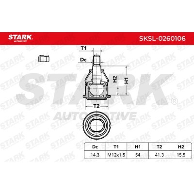 Ball Joint Stark SKSL-0260106 SKSL-0260106 - photo 5